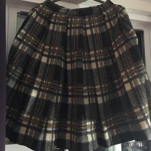 Vintage plaid skirt